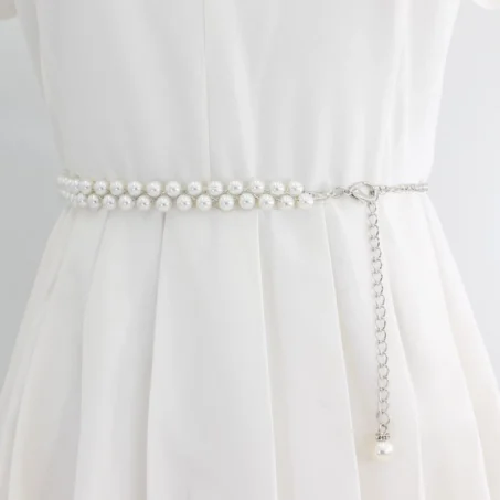 ข็มขัดมุก สวยหรูดูแพง ใส่กับกางเกง กระโปรงได้หมด